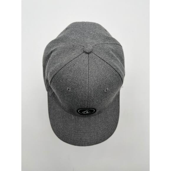 Volcom Quarter Snapback Hat Cap Gray good condition - Picture 4 of 7